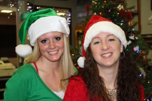 Merry Christmas from Michaela and Erin
